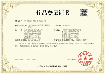 Copyright registration certificate: Teaching cases for our expansion board